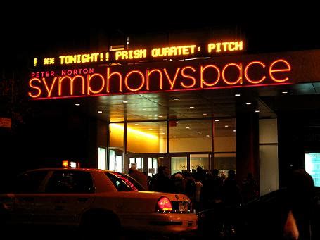 Symphony space inc - Symphony Space is a performing arts center on the Upper West Side of Manhattan offering theater, film, literature, music, dance and family entertainment. Our mission is to connect art, ideas, and community through our programs and our commitment to literacy and education through the arts. 